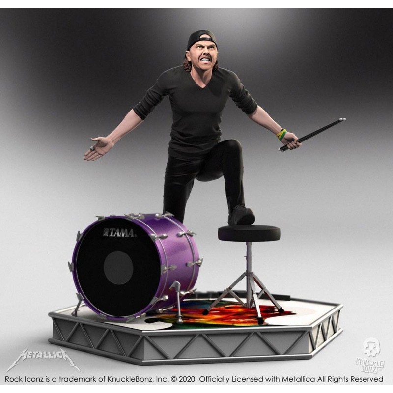 Metallica - Statuette Rock Iconz Lars Ulrich Limited Edition 22 cm