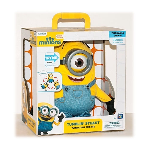 Minions - Peluche électronique Tumblin' Stuart 25 cm *ANGLAIS*