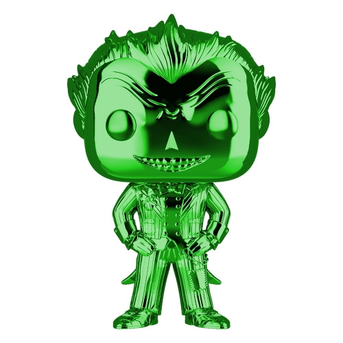 DC Comics - Figurine POP! The Joker (Green Chrome) 9 cm