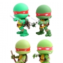 Les Tortues Ninja - Pack 4 figurines Original Comic 8 cm