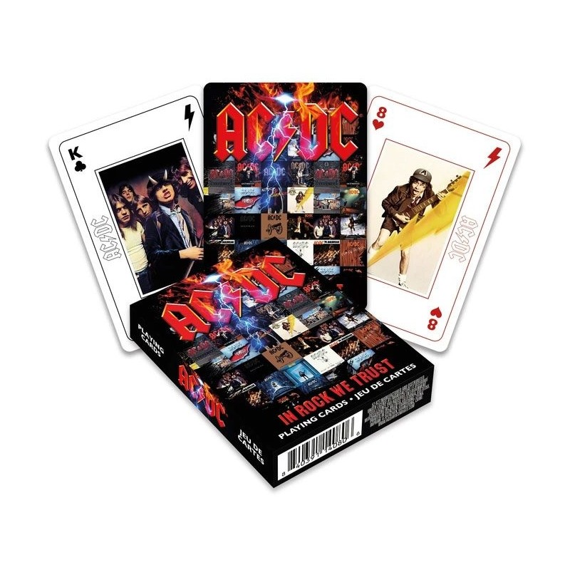 ACDC - AC/DC jeu de cartes à jouer In Rock We Trust ACDC - AC/DC jeu de cartes à jouer In Rock We Trust