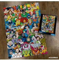 DC Comics - Puzzle Retro Cast (1000 pièces)