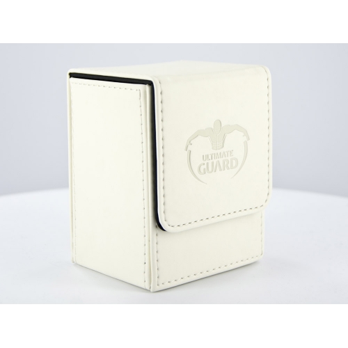 Ultimate Guard - Boîte pour cartes Flip Deck Case 80+ taille standard Blanc