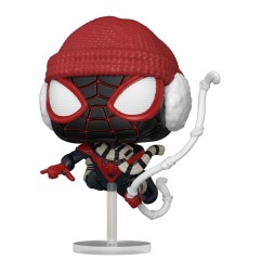 Marvel - 's Spider-Man POP! Games Vinyl figurine Miles Morales Winter Suit 9 cm
