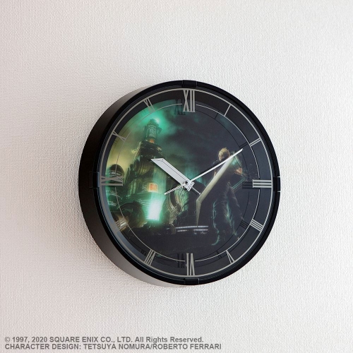 Final Fantasy VII Remake - Horloge murale avec fonction alarme Cloud Model