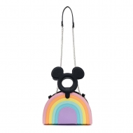 Disney - Sac à bandoulière Mickey Mouse Pastel Rainbow By Loungefly