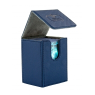 Ultimate Guard - Boîte pour cartes Flip Deck Case 80+ taille standard XenoSkin Bleu