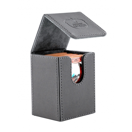 Ultimate Guard - Boîte pour cartes Flip Deck Case 80+ taille standard XenoSkin Gris