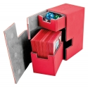 Ultimate Guard - Boîte pour cartes Flip'n'Tray Deck Case 80+ taille standard XenoSkin Rouge