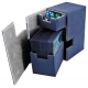 Ultimate Guard - Boîte pour cartes Flip'n'Tray Deck Case 80+ taille standard XenoSkin Bleu