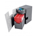 Ultimate Guard - Boîte pour cartes Flip'n'Tray Deck Case 80+ taille standard XenoSkin Gris