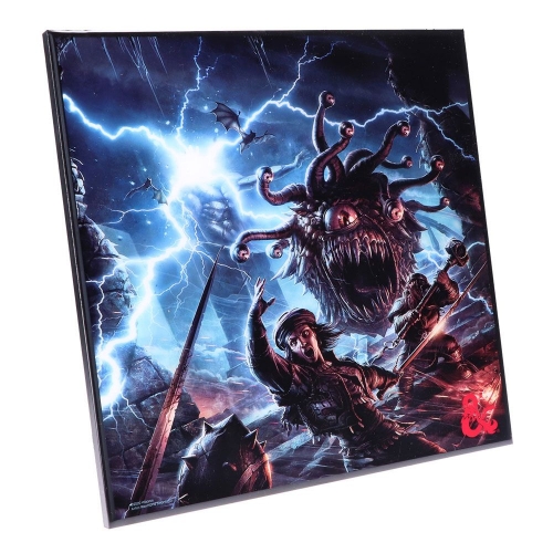 Dungeons & Dragons - Décoration murale Crystal Clear Picture Monster Manual 32 x 32 cm