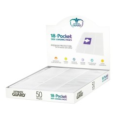 Ultimate Guard - 18-Pocket Pages Side-Loading Blanc (50)