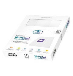 Ultimate Guard - 18-Pocket Pages Side-Loading Blanc (50)