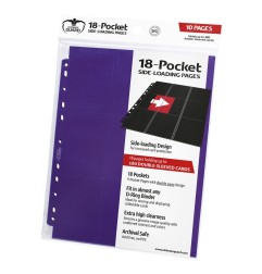 Ultimate Guard - 18-Pocket Pages Side-Loading Violet (10)