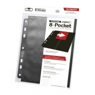 Ultimate Guard - 8-Pocket Compact Pages Side-Loading Noir (10)