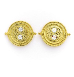 Harry Potter - X Swarovski boucles d'oreilles Retourneur de Temps (plaqué or)