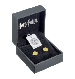 Harry Potter - X Swarovski boucles d'oreilles Retourneur de Temps (plaqué or)