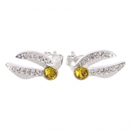 Harry Potter X Swarovski - Boucles d'oreilles Vif d'or (argent sterling)