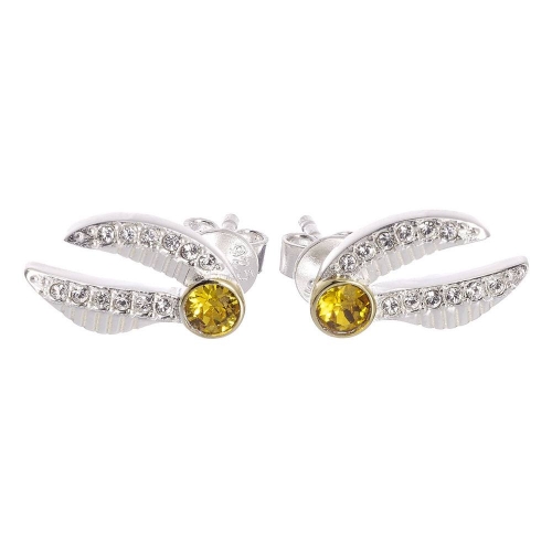 Harry Potter X Swarovski - Boucles d'oreilles Vif d'or (argent sterling)