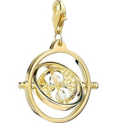 Harry Potter - X Swarovski breloque Retourneur de Temps (plaqué or)