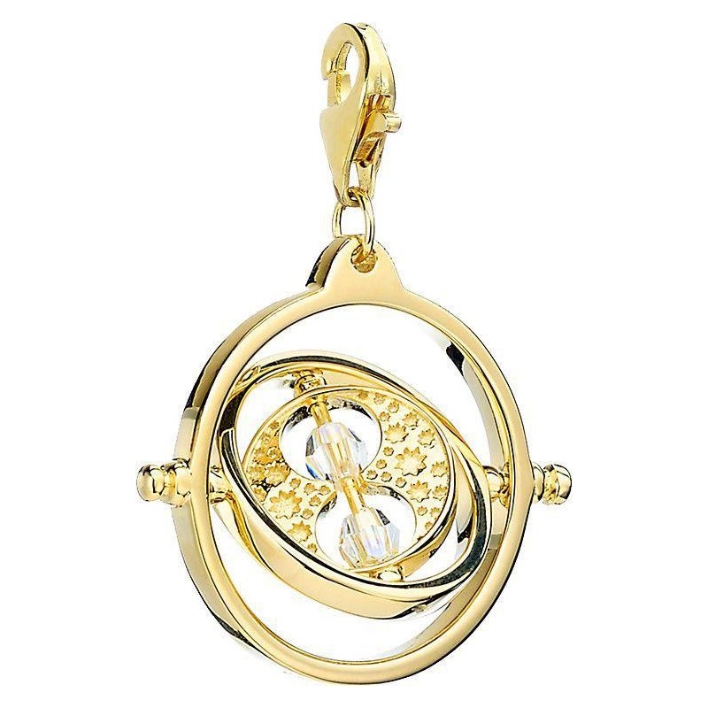 Harry Potter - X Swarovski breloque Retourneur de Temps (plaqué or)