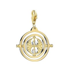 Harry Potter - X Swarovski breloque Retourneur de Temps (plaqué or)