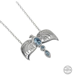 Harry Potter - X Swarovski pendentif et collier Diadème (argent sterling)
