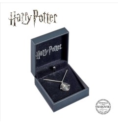 Harry Potter X Swarovski - Pendentif et collier Retourneur de Temps (argent sterling)