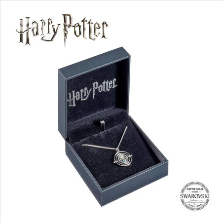 Harry Potter - X Swarovski pendentif et collier Retourneur de Temps (argent sterling)