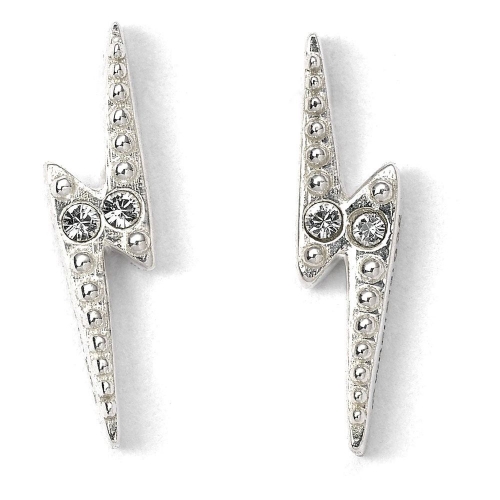 Harry Potter X Swarovski - Boucles d'oreilles Éclair (argent sterling)