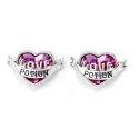 Harry Potter X Swarovski - Boucles d'oreilles Philtre d'amour (argent sterling)