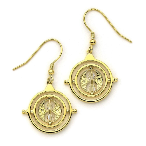 Harry Potter X Swarovski - Boucles d'oreilles Drop Retourneur de Temps (plaqué or)