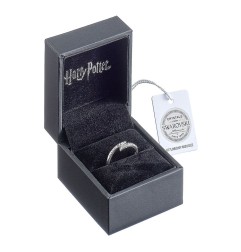 Harry Potter - X Swarovski anneau Éclair taille-UK M (argent sterling)