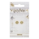 Harry Potter - Boucles d'oreille Time Turner (plaquées or)