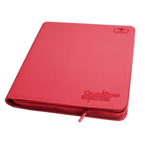 Ultimate Guard - 12-Pocket QuadRow ZipFolio XenoSkin Rouge