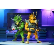 Les Tortues ninja - Pack 2 figurines Captain Zarax & Zork 18 cm