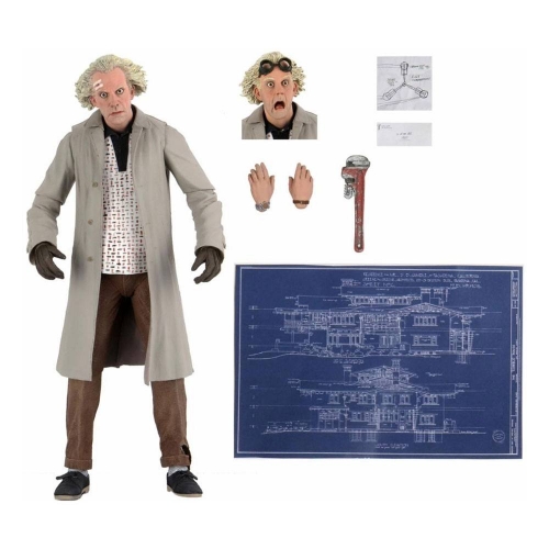 Retour vers le futur - Figurine Ultimate Doc Brown 18 cm