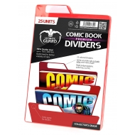 Ultimate Guard - 25 intercalaires pour Comics Premium Comic Book Dividers Rouge