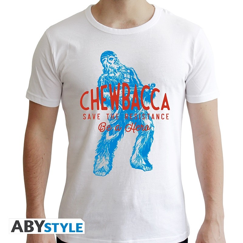 Star Wars - Tshirt Chewbacca homme MC white - new fit