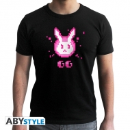 Overwatch - T-shirt D.VA GG noir