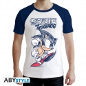 Sonic - T-shirt Sonic blanc & bleu