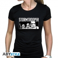 Star Wars - T-shirt femme Troopers E9 noir