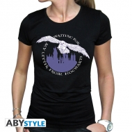 Harry Potter - T-shirt femme Hedwige noir