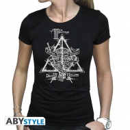 Harry Potter - T-shirt femme Reliques de la Mort noir