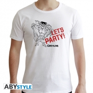 Gremlins - T-shirt Let's Party  blanc