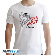 Gremlins - T-shirt Let's Party blanc