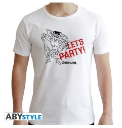 Gremlins - Tshirt Let's Party  homme MC white - new fit*