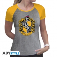 Harry Potter - T-shirt femme Poufsouffle gris & jaune
