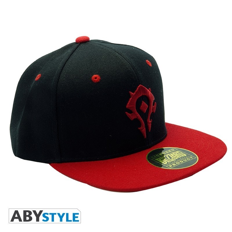 World Of Warcraft - Casquette snapback- Noir & Rouge - Horde